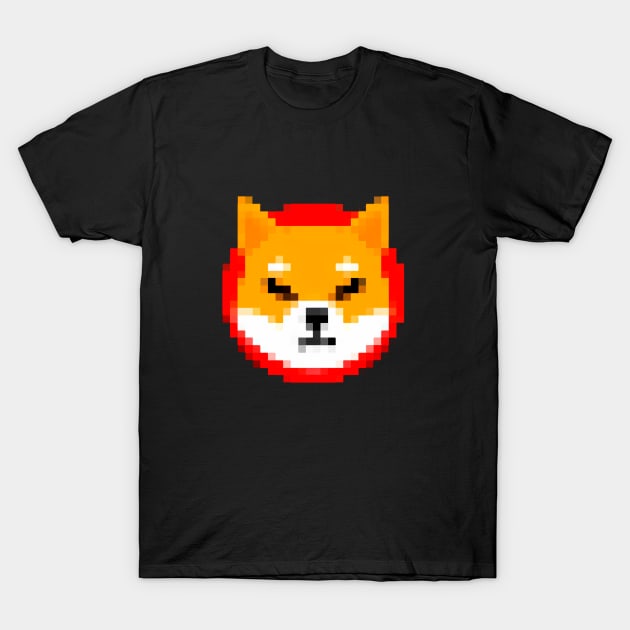 SHIBA pixel T-Shirt by GarryX